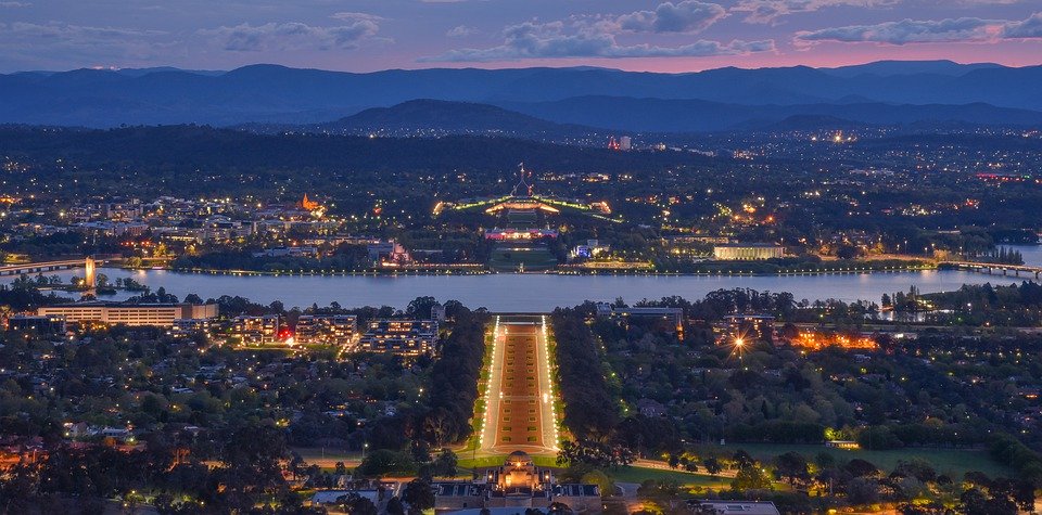 Rejser til Canberra