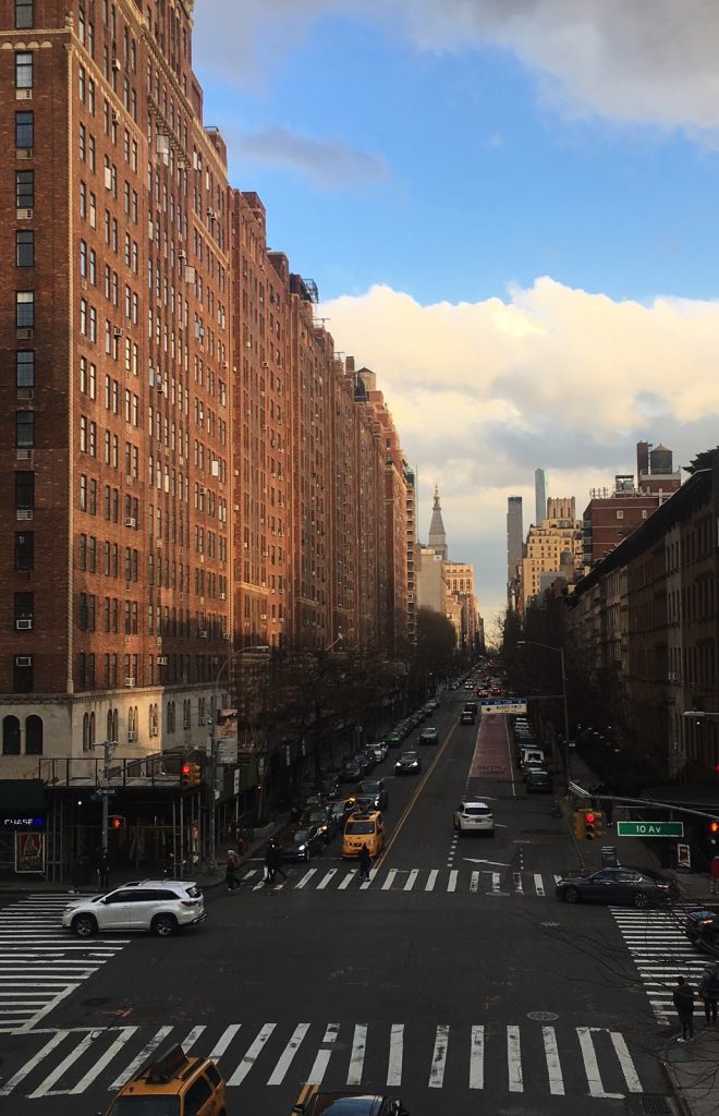     Et gadebillede af NewYork taget fra High Line