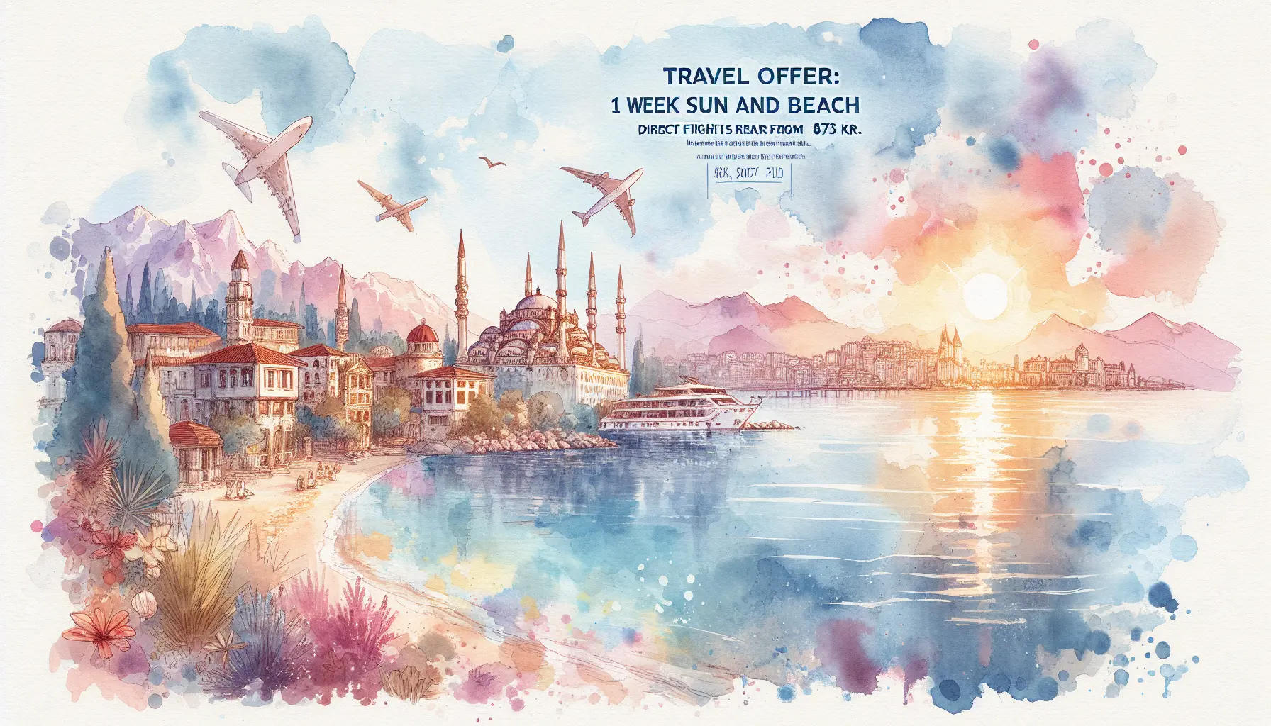 Coverbillede til rejsetilbuddet Rejsetilbud: 1 uge sol og strand i Antalya, direkte fly tur/retur fra 873 kr.