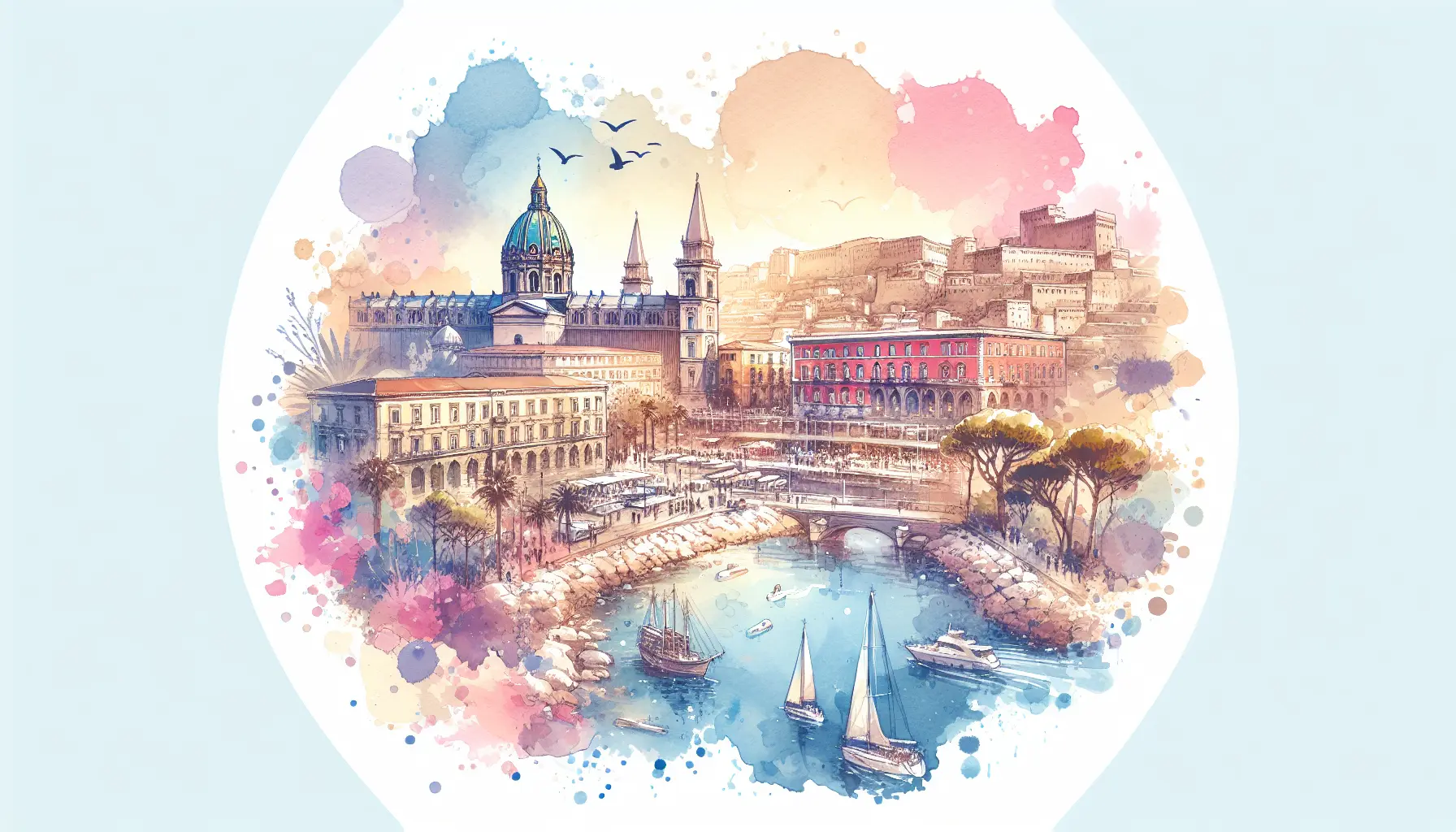 Coverbillede til rejsetilbuddet Rejsetilbud: Aalborg - Napoli direkte fly, 1 uge i april fra 557 kr.